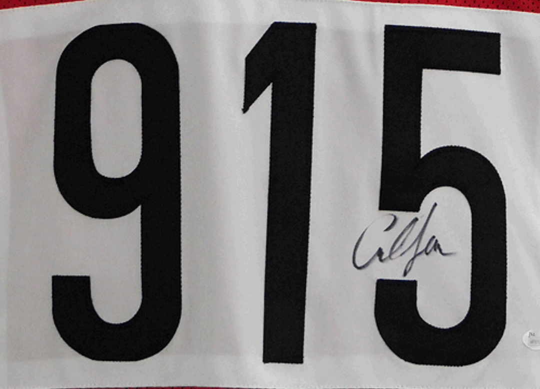 Carl Lewis Autographed Signed Olympic Jersey (JSA)