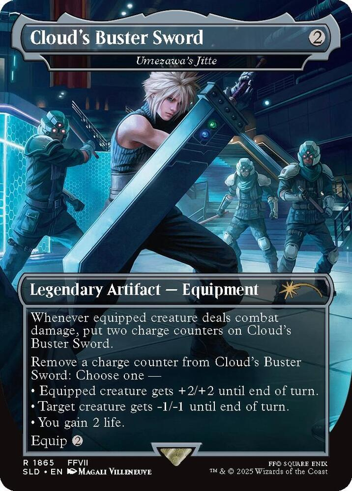 Cloud's Buster Sword - Umezawa's Jitte - Secret Lair Drop Series (SLD)