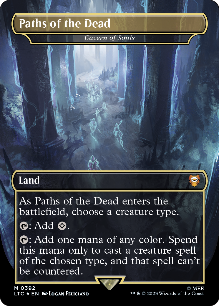 Paths of the Dead - Cavern of Souls (Borderless) (Surge Foil)