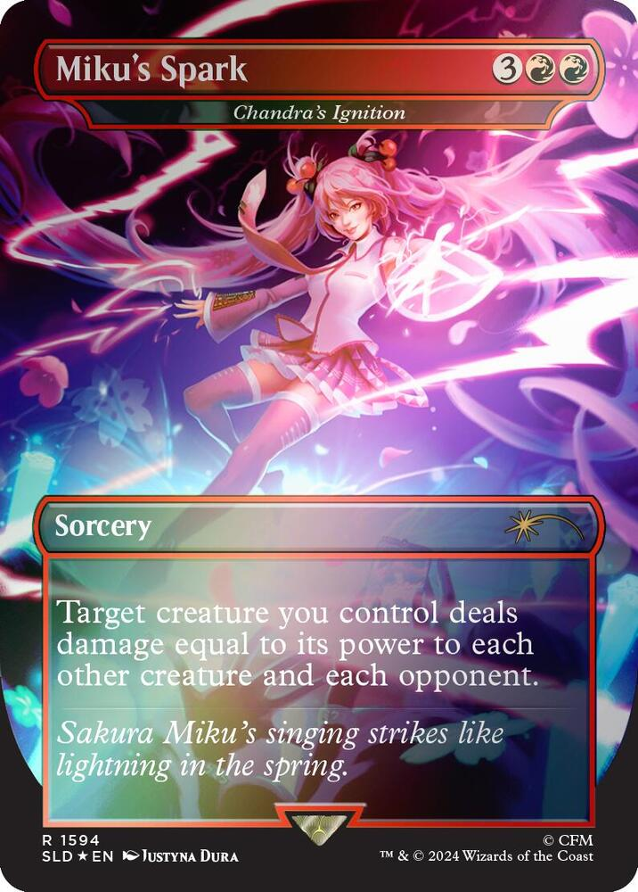 Miku's Spark - Chandra's Ignition (Rainbow Foil) - Secret Lair Drop Series (SLD)