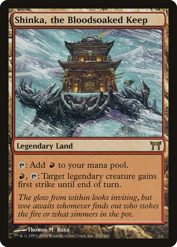 Shinka, the Bloodsoaked Keep - Champions of Kamigawa (CHK)