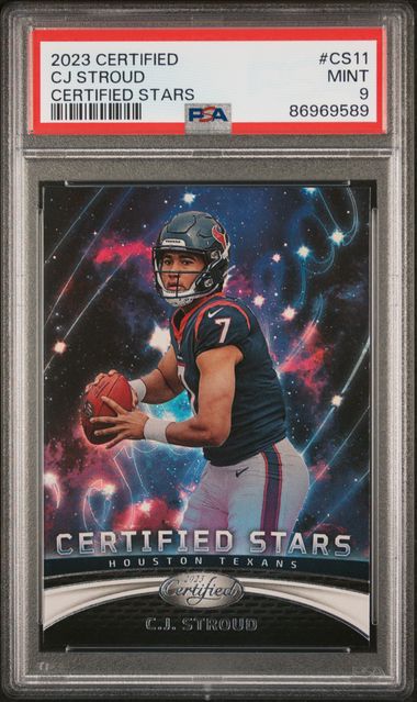 2023 Panini Certified - CJ Stroud 339 - Certified Stars - PSA 9