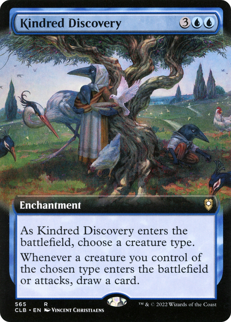 Kindred Discovery (Extended Art) - Commander Legends: Battle for Baldur's Gate (CLB)