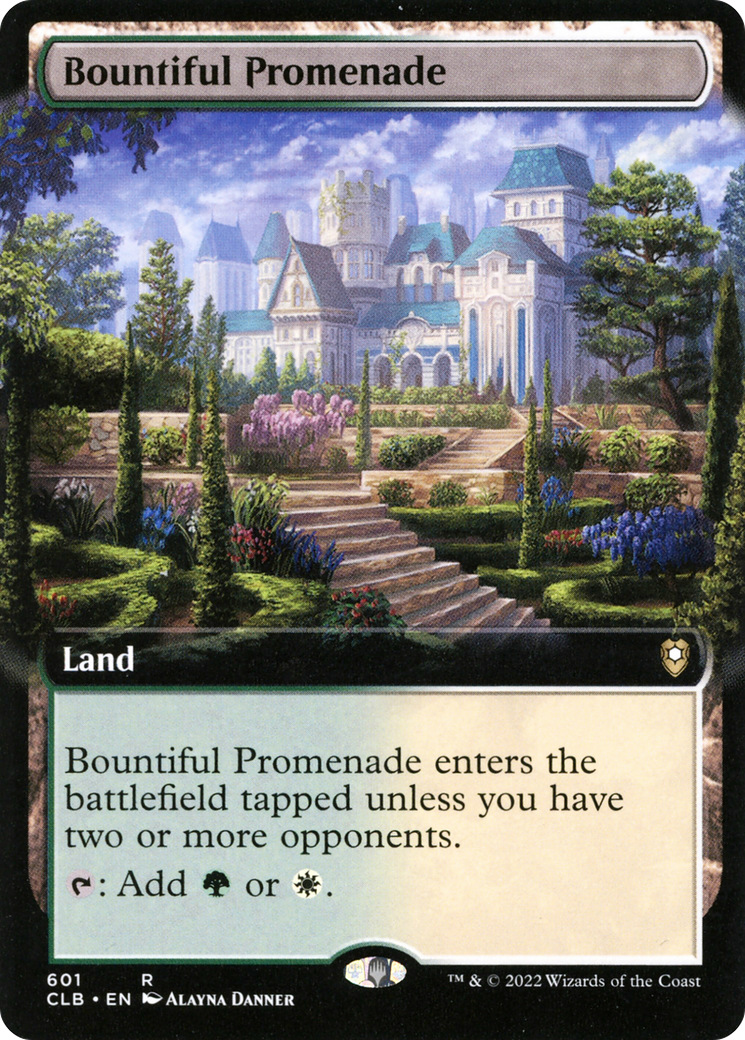 Bountiful Promenade (Extended Art) - Commander Legends: Battle for Baldur's Gate (CLB)