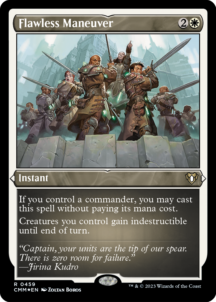 Flawless Maneuver (Foil Etched) - Commander Masters (CMM)
