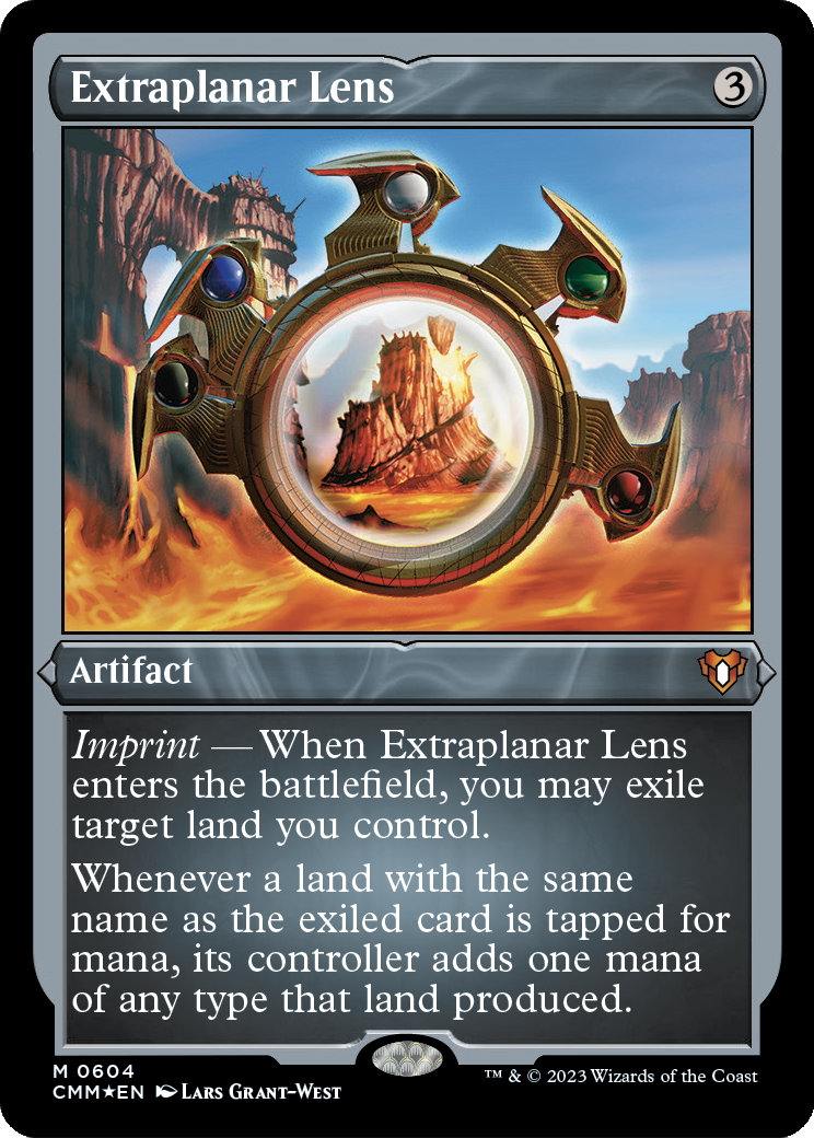 Extraplanar Lens (Foil Etched) - Commander Masters (CMM)