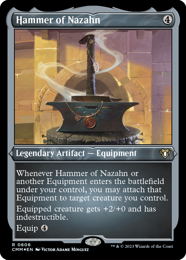 Hammer of Nazahn (Foil Etched) - Commander Masters (CMM)