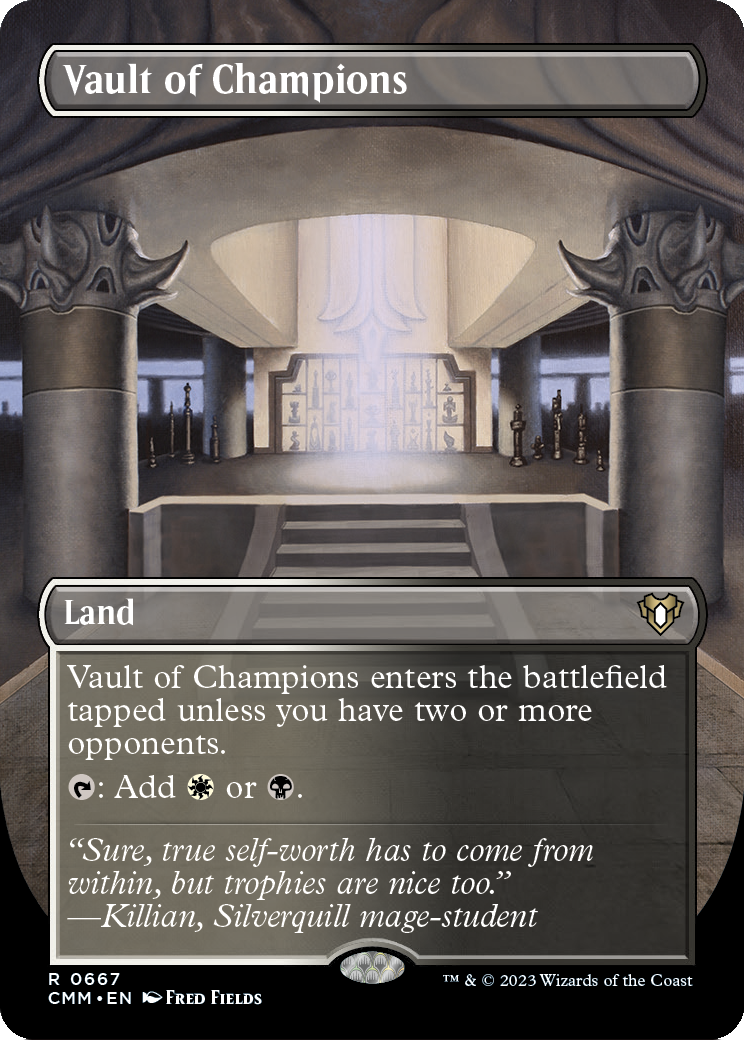 Vault of Champions (Borderless) - Commander Masters (CMM)