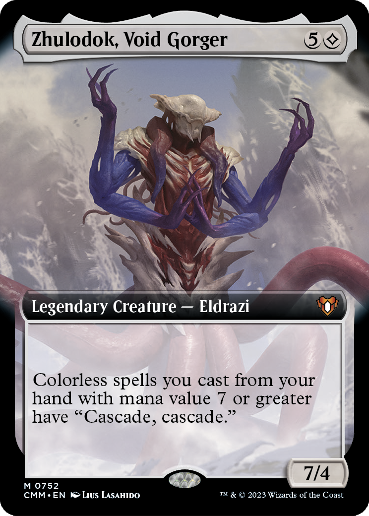 Zhulodok, Void Gorger (Extended Art) - Commander Masters (CMM)