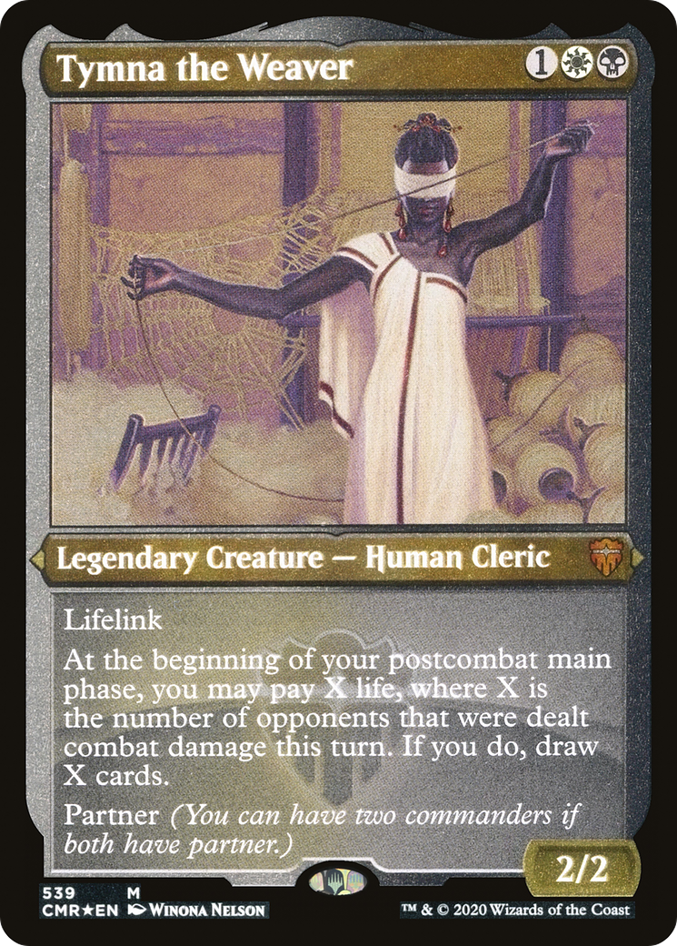 Tymna the Weaver (Foil Etched) - Commander Legends (CMR)
