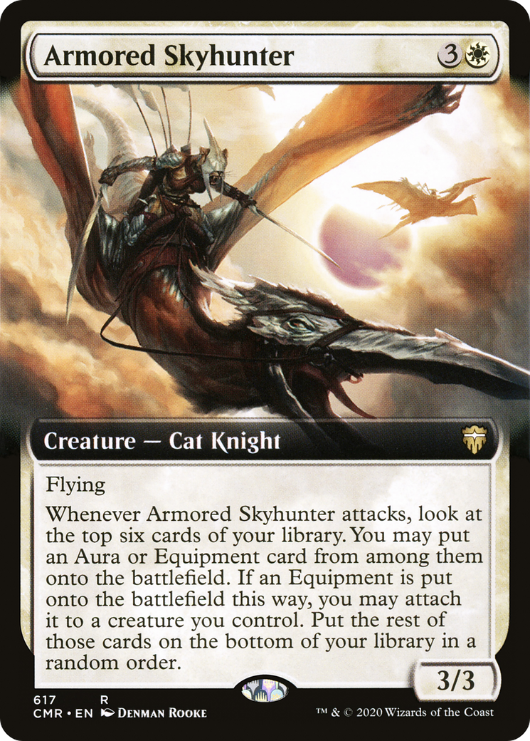 Armored Skyhunter (Extended Art) - Commander Legends (CMR)