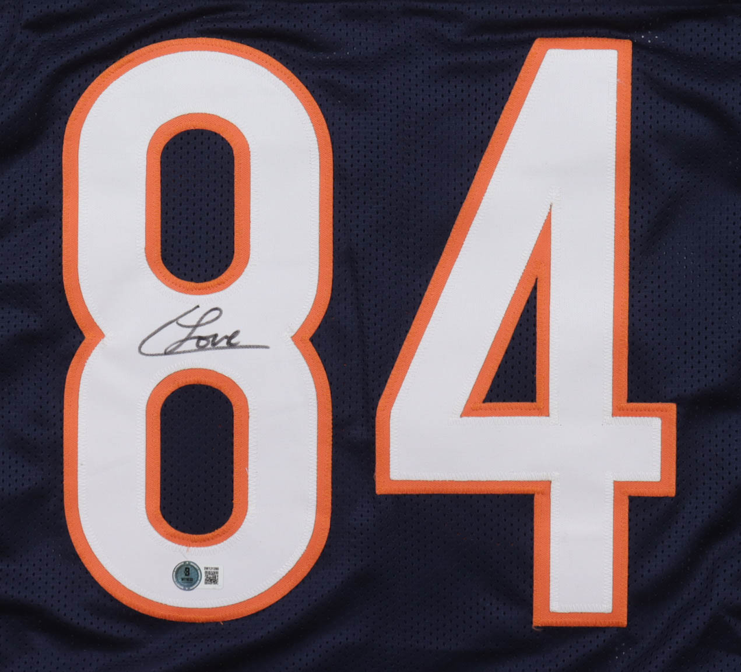 Colston Loveland Autographed Signed Custom Jersey - (Beckett)