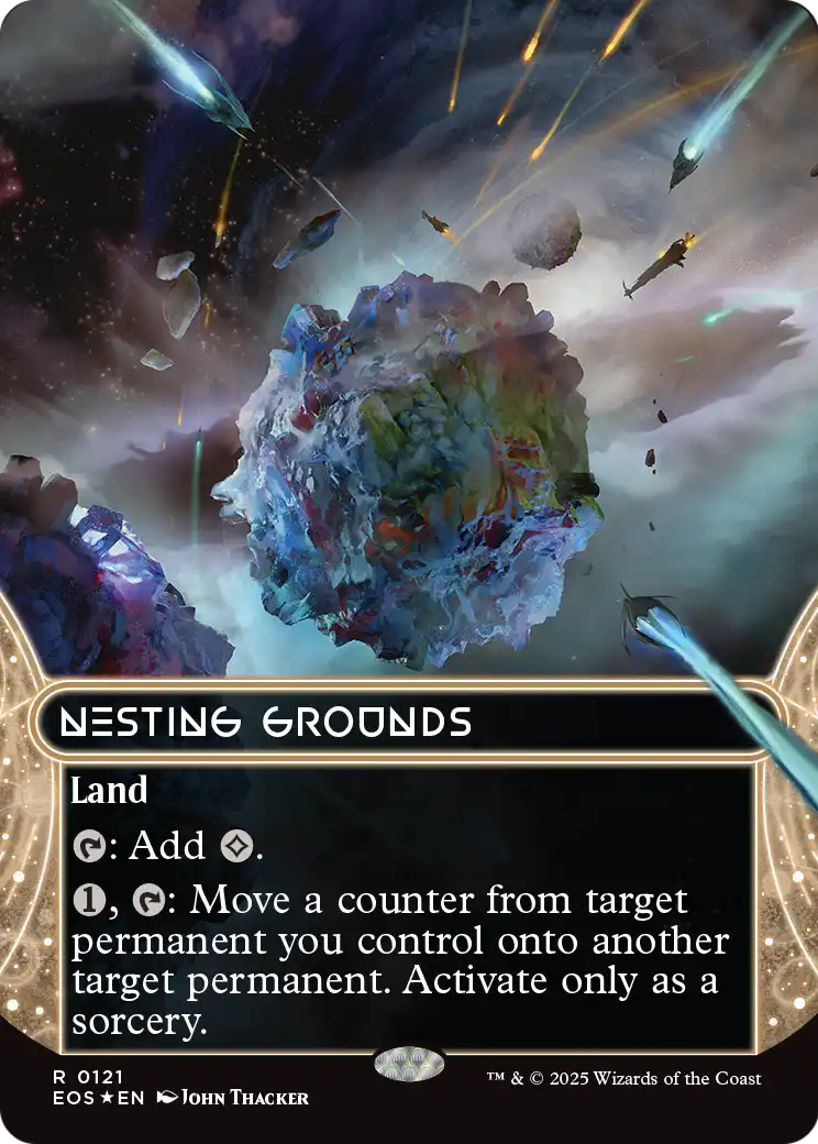 Nesting Grounds (0121) (Borderless) (Galaxy Foil)