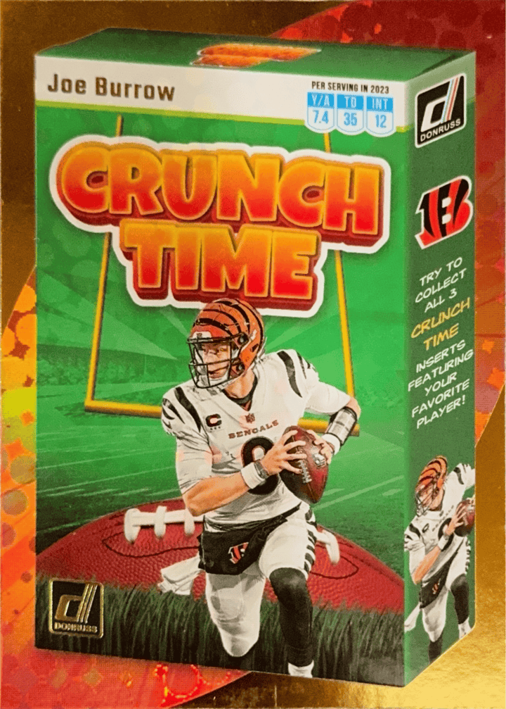 Panini Donruss 2023 Joe Burrow Crunch Time Insert CT-3 Cincinnati Bengals