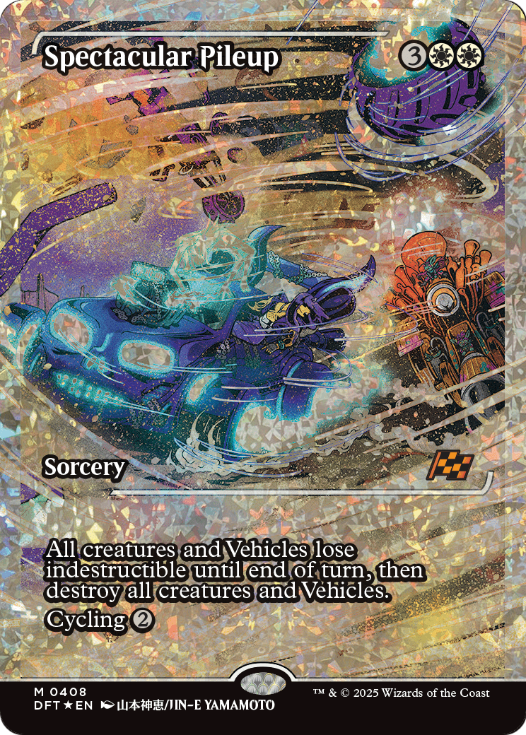 Spectacular Pileup (Showcase) (Fracture Foil) - Aetherdrift (DFT)