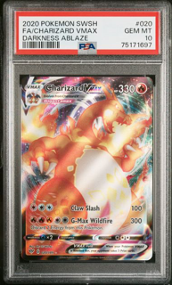 Charizard Vmax 020/189 Darkness Ablaze - 2020 Pokemon - PSA 10