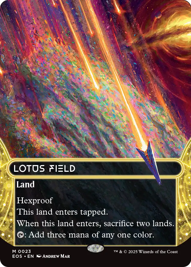 Lotus Field (0023) (Borderless) - Edge of Eternities: Stellar Sights (EOS)