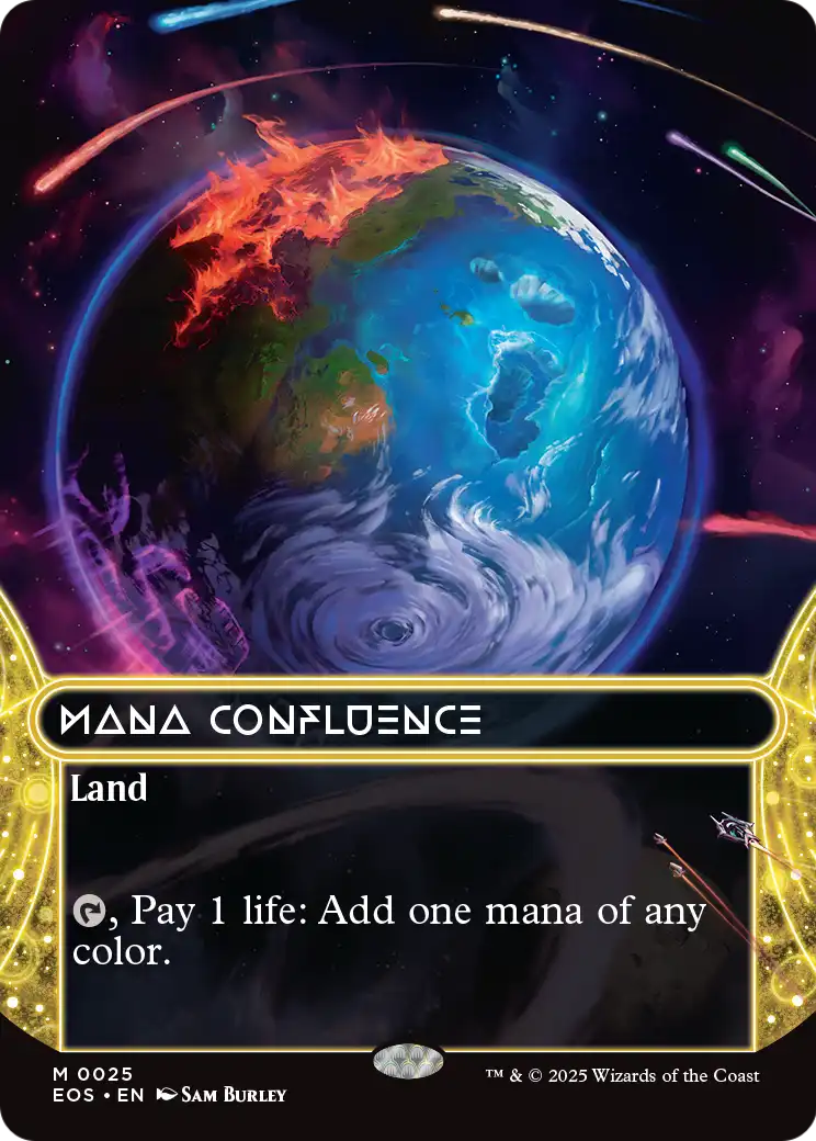 Mana Confluence (0025) (Borderless) - Edge of Eternities: Stellar Sights (EOS)