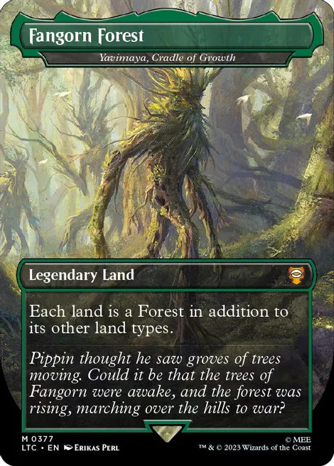 Fangorn Forest - Yavimaya, Cradle of Growth - Commander: The Lord of the Rings: Tales of Middle-earth (LTC)
