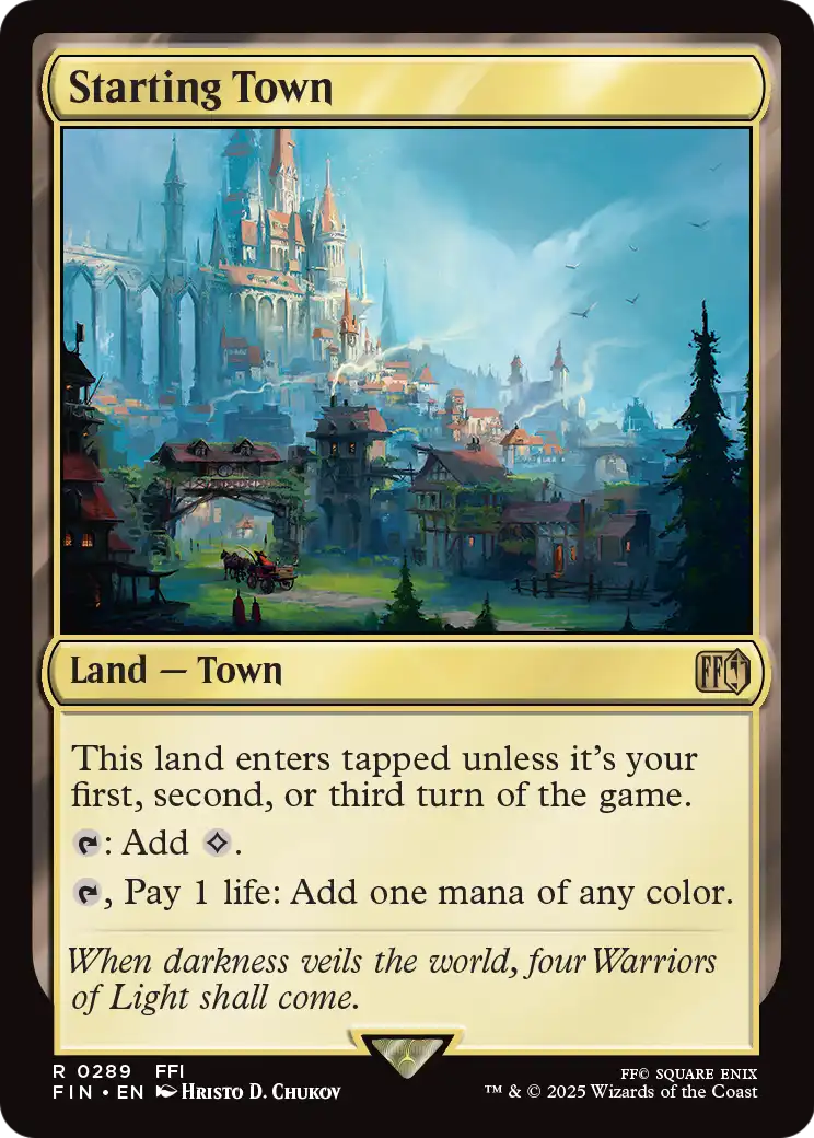 Starting Town