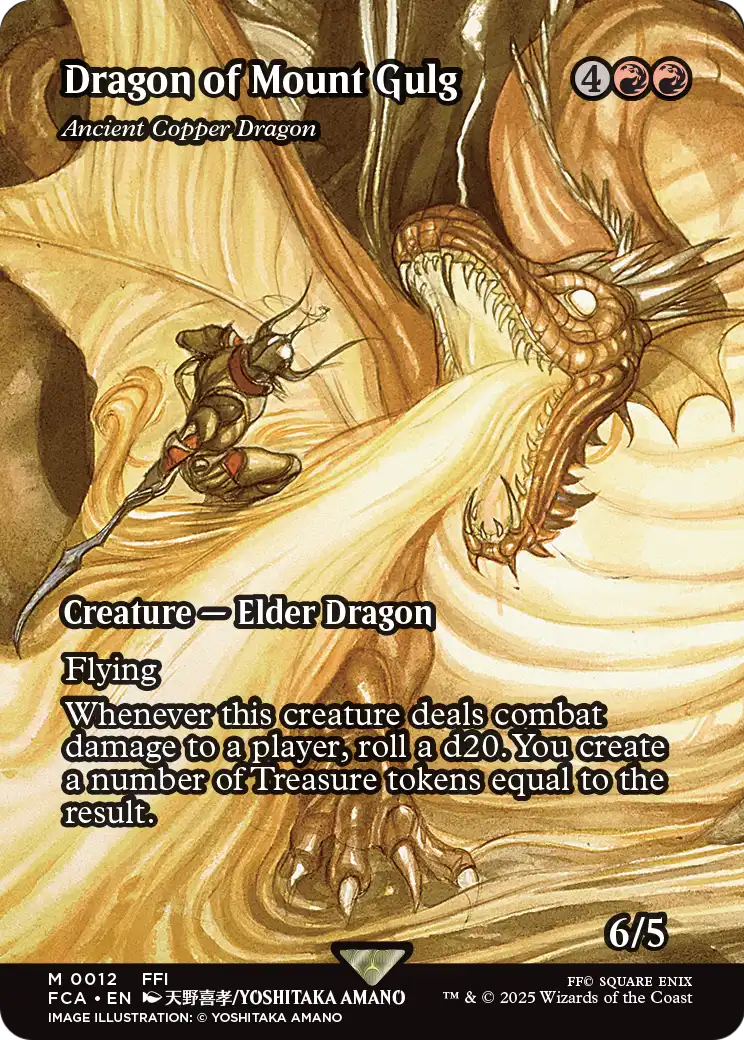 Dragon of Mount Gulg - Ancient Copper Dragon (Showcase) - FINAL FANTASY: Through the Ages (FCA)