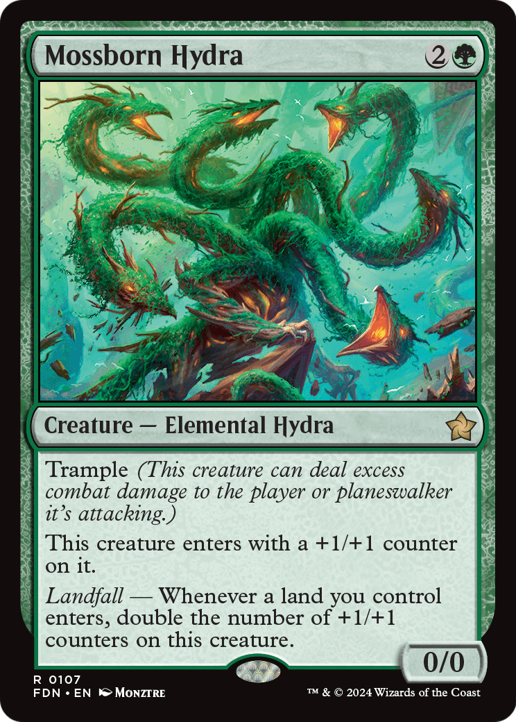 Mossborn Hydra - Foundations (FDN)