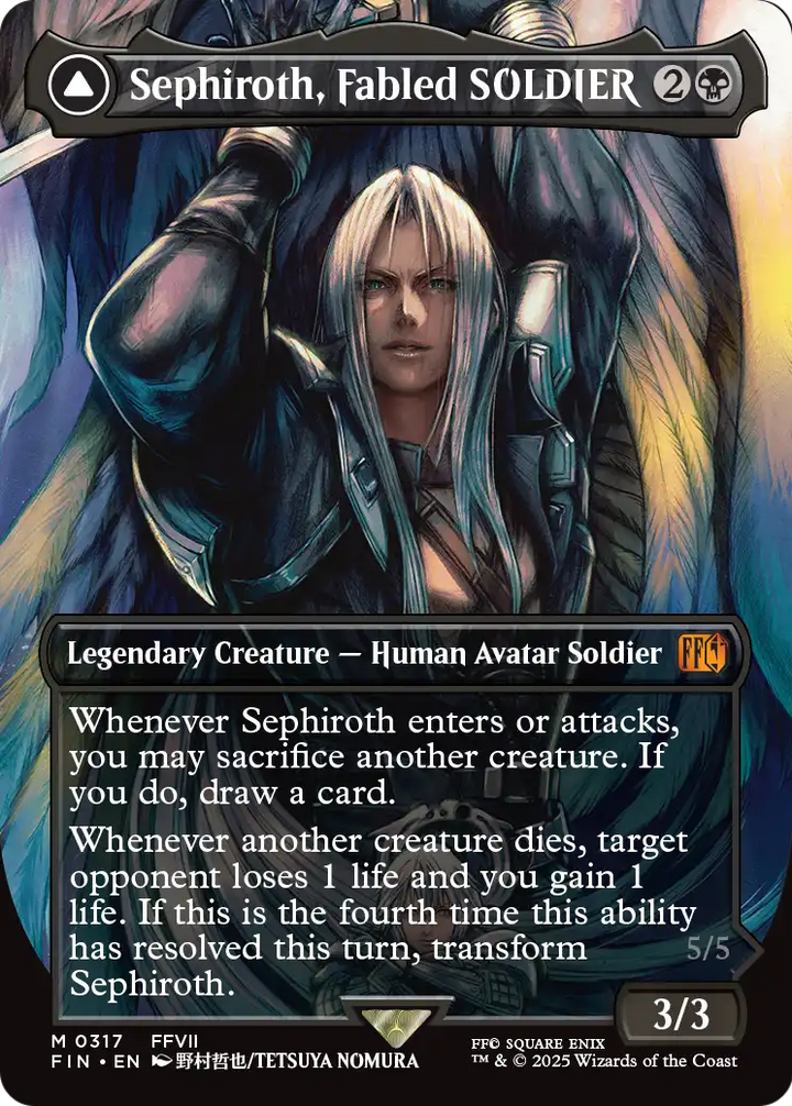 Sephiroth, Fabled SOLDIER (0317) (Borderless) - FINAL FANTASY (FIN)