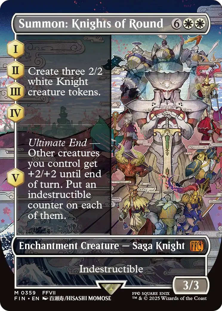 Summon: Knights of Round (Borderless) - FINAL FANTASY (FIN)
