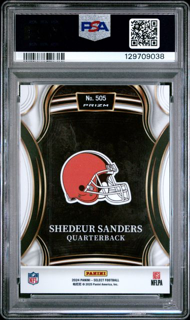 2024 Panini Select Football - Shedeur Sanders 505 - XRC - PSA 9