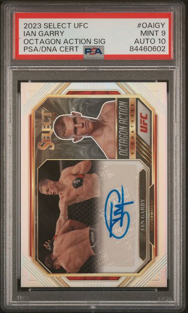 2023 Panini Select UFC - Ian Garry OAIGY - Holo Signature - PSA 9 / 10