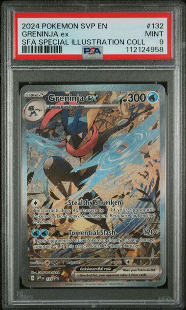 Greninja EX 132 - SV: Scarlet & Violet Promo Cards - 2024 Pokemon - PSA 9