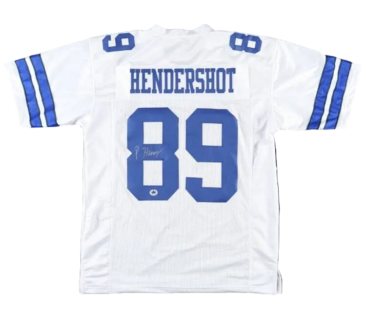 Peyton Hendershot Autographed Signed Custom Cowboys Jersey - OKAuthentics Certified