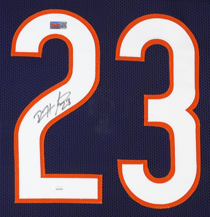Devin Hester Autographed Signed Custom Framed Jersey Display (JSA & PIA)