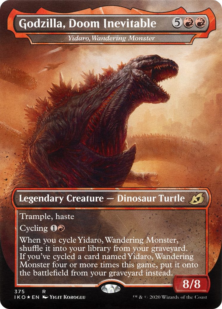 Godzilla, Doom Inevitable - Yidaro, Wandering Monster - Ikoria: Lair of Behemoths (IKO)