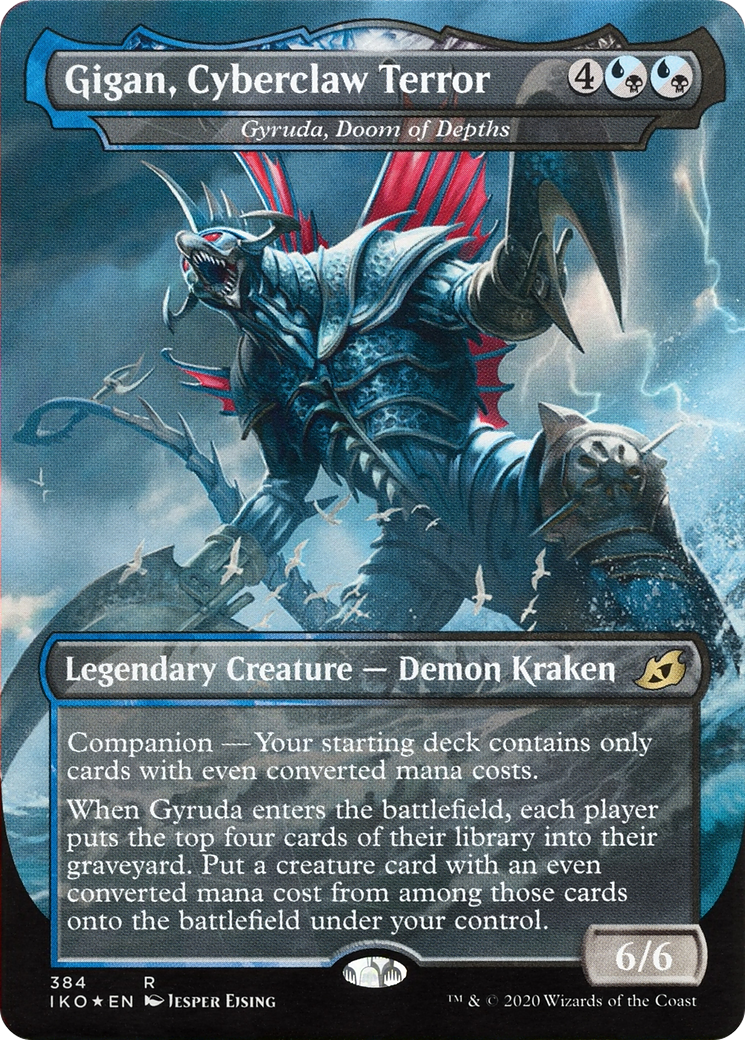 Gigan, Cyberclaw Terror - Gyruda, Doom of Depths - Ikoria: Lair of Behemoths (IKO)
