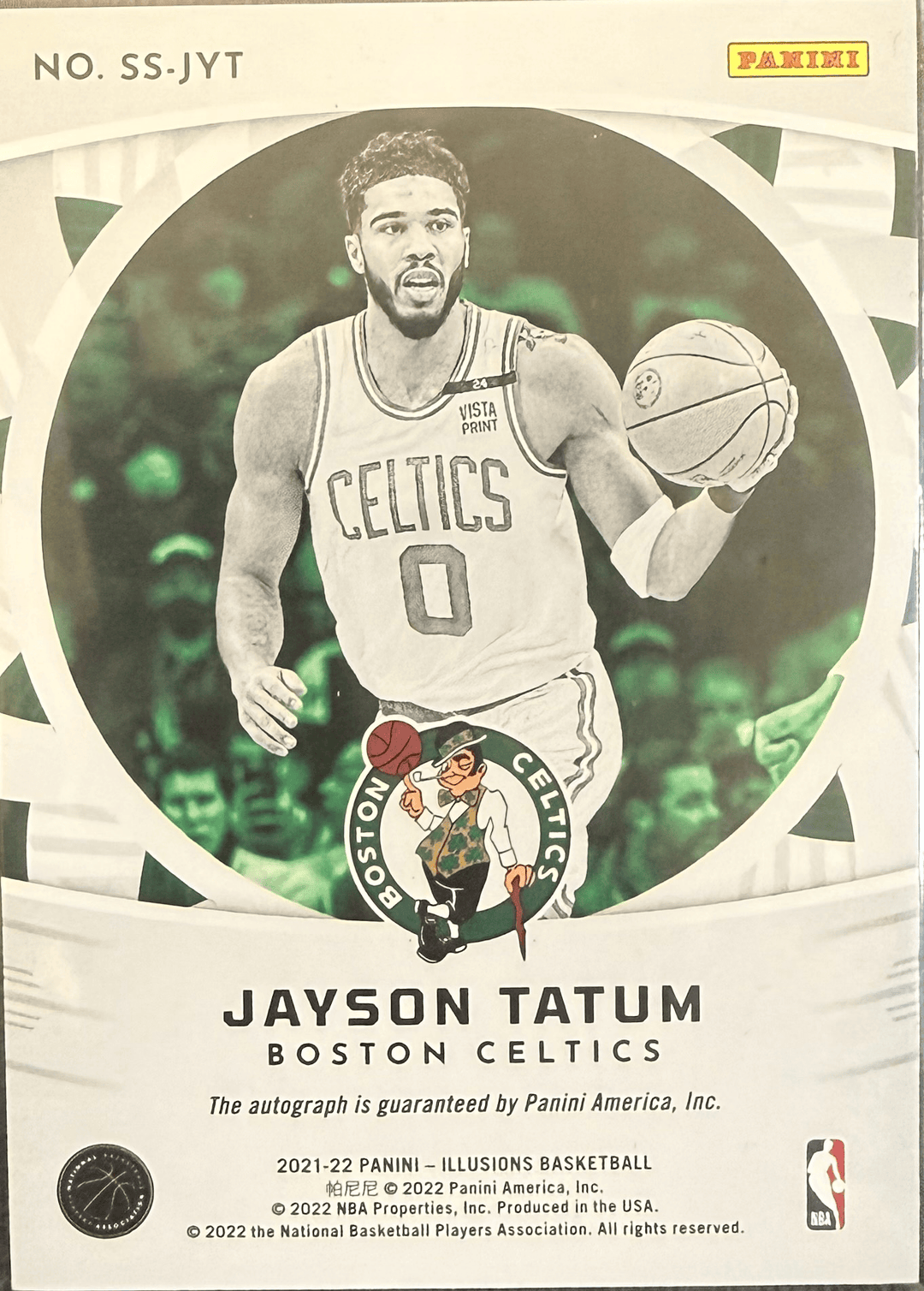 2021-22 Panini Illusions Jayson Tatum Autograph #SS-JYT