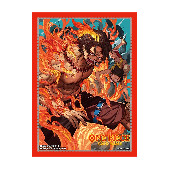 One Piece Card Game Official Sleeves: TCG+ Store Edition Vol. 5 - Portgas.D.Ace (70-Pack)