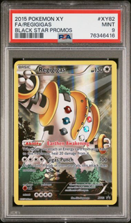 Regigigas xy82 Black Star Promo - 2015 Pokemon - PSA 9