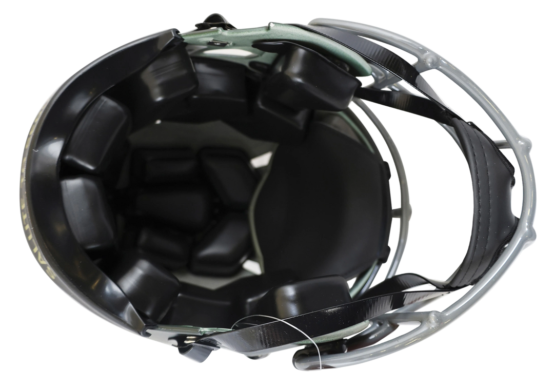 Mean Joe Green (HOF) Signed Pittsburgh Steelers Full-Size Authentic On-Field Salute to Service Speed Helmet (Beckett) w/ Case