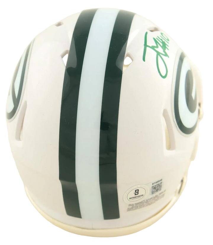 Jordan Love Autographed Signed Riddell Mini Helmet (Beckett)