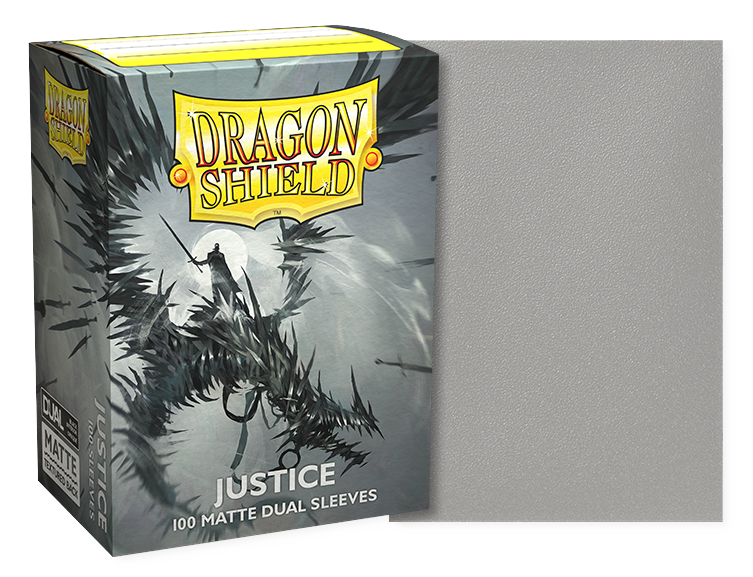 Dragon Shield Sleeves: Justice Standard Dual Matte (Box Of 100)