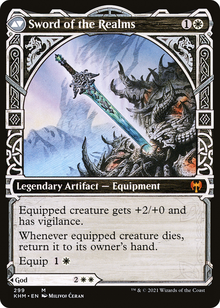 Halvar, God of Battle (Showcase) - Kaldheim (KHM)