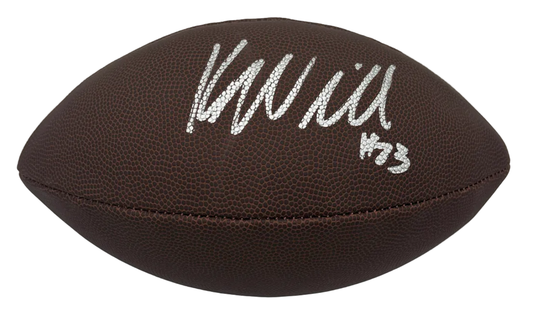 Kyren Williams Autographed Wilson Football With Acrylic Case