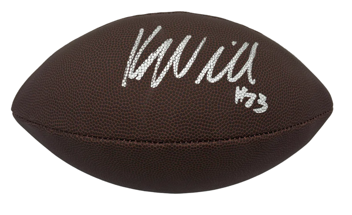 Kyren Williams Autographed Wilson Football With Acrylic Case
