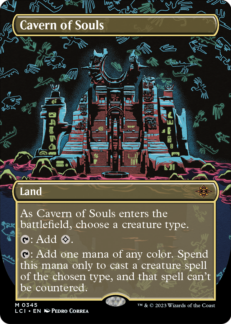 Cavern of Souls (0345) (Borderless) - The Lost Caverns of Ixalan (LCI)