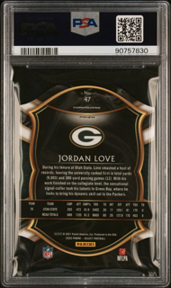 2020 Panini Select - Jordan Love 47 - Die Cut Maroon - PSA 10