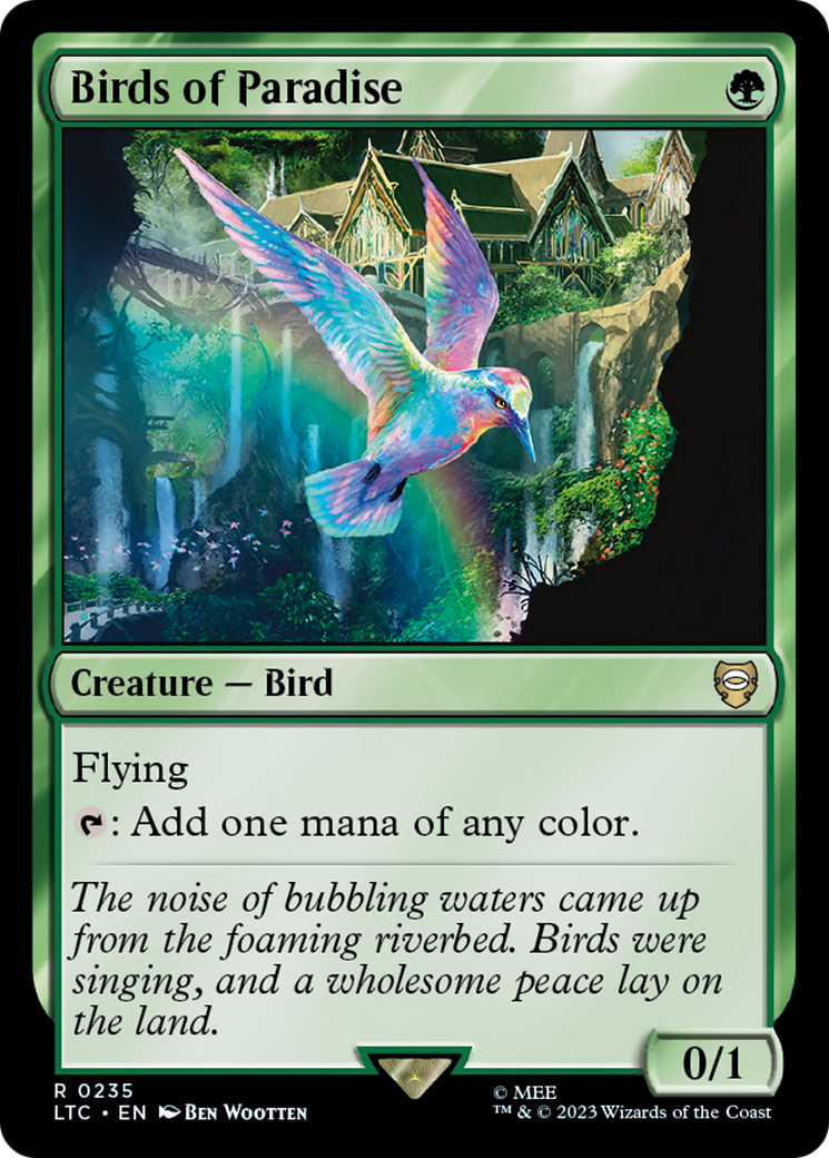 Birds of Paradise - Commander: The Lord of the Rings: Tales of Middle-earth (LTC)