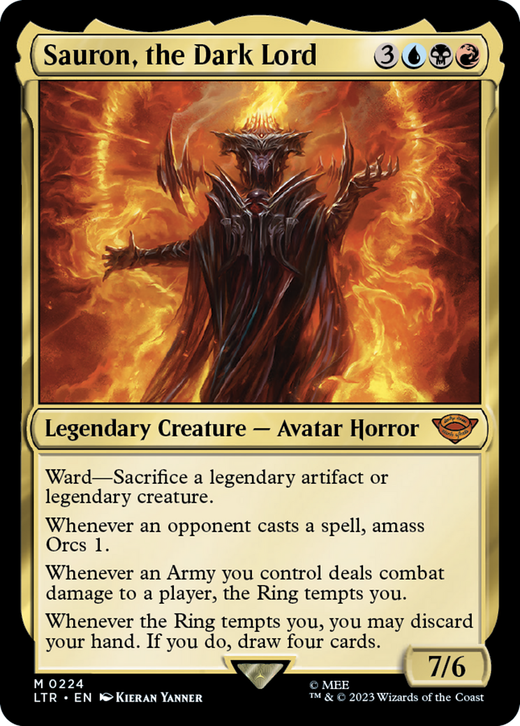 Sauron, the Dark Lord - Universes Beyond: The Lord of the Rings: Tales of Middle-earth (LTR)