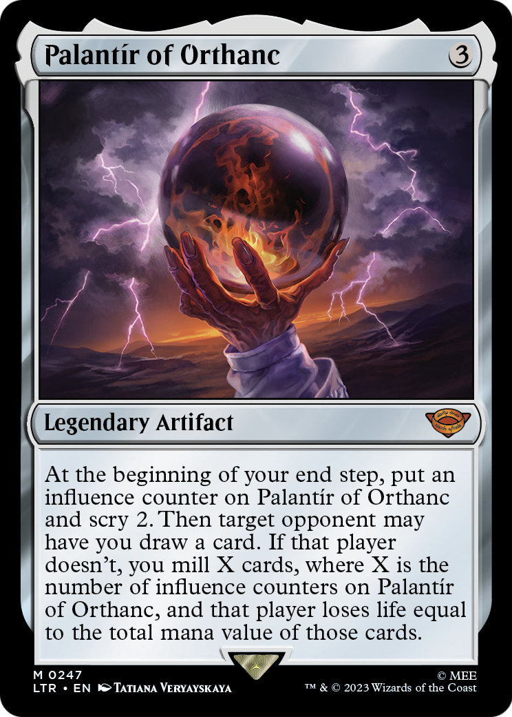 Palantir of Orthanc - Universes Beyond: The Lord of the Rings: Tales of Middle-earth (LTR)