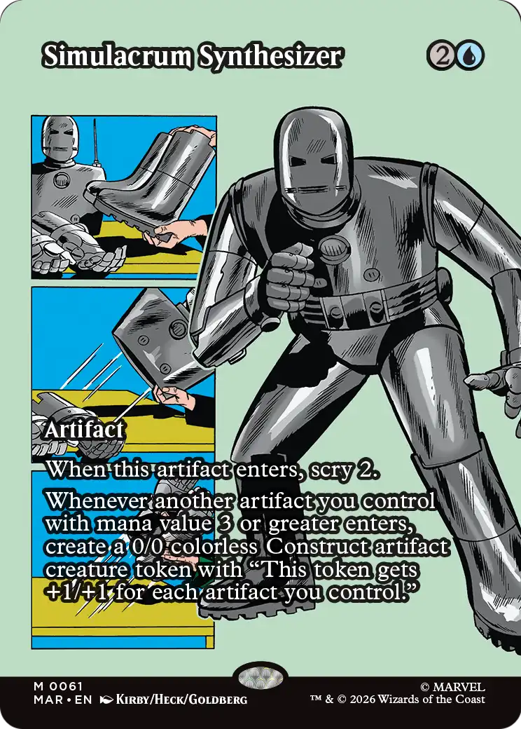 Simulacrum Synthesizer (Borderless) - Marvel Universe Eternal-Legal (MAR)